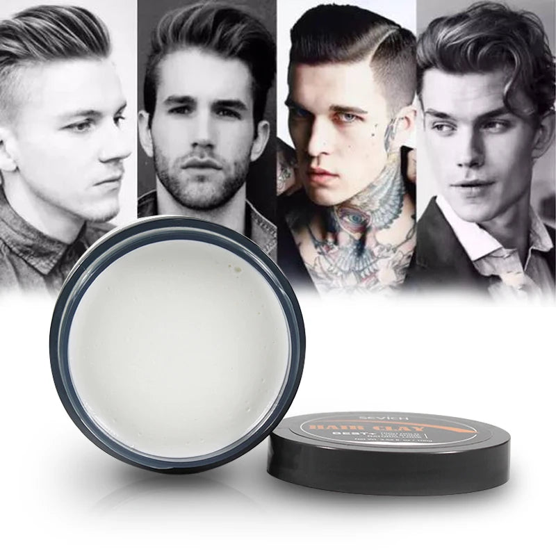 Sevich Matte Strong Hold Hair Styling Clay Gel for Men Hairstyles Wax Matte Finished Molding Cream Natural Styling Hair Clay