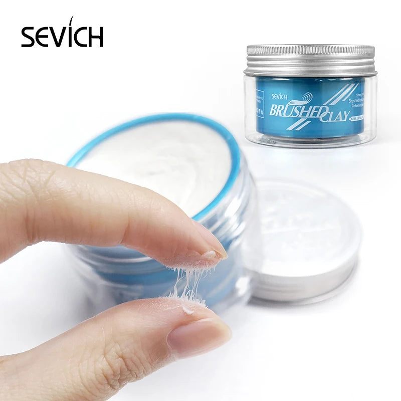 Sevich Matte Strong Hold Hair Styling Clay Gel for Men Hairstyles Wax Matte Finished Molding Cream Natural Styling Hair Clay