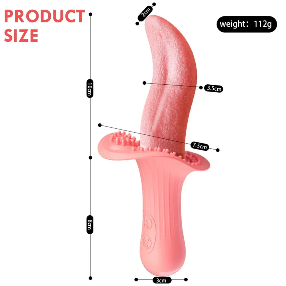 10 Modes Tongue Licking Vibrator For Women G Spot Clitoral Stimulator Dildo Nipple Female Masturbator Vibrators Sex Toys Aldult