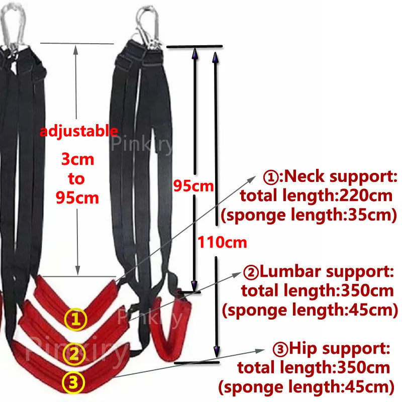 SM Bondage Gear Swing Chairs Hanging Door Sex Furniture Straps Flirting Bondage Rope BDSM Bondages Erotic Game Toy For Couples