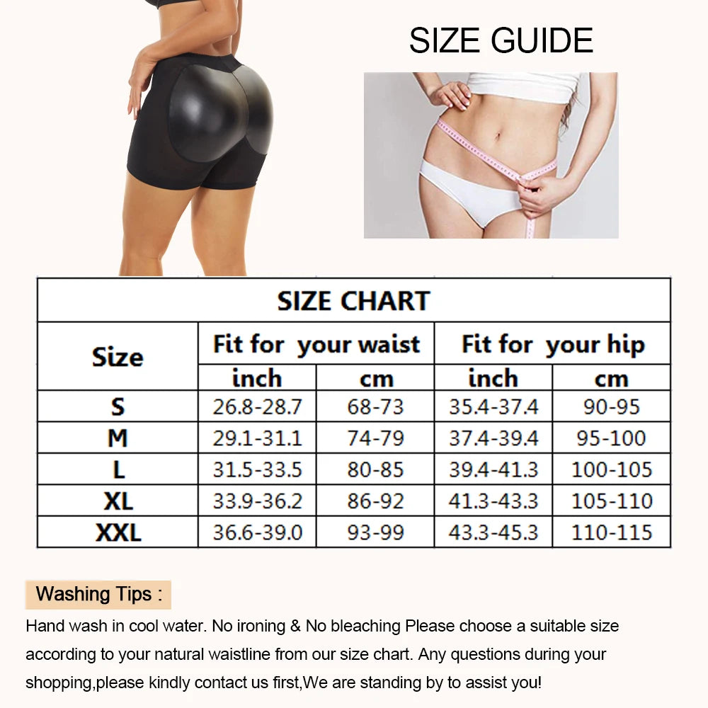 SEXYWG Butt Lifter Panties for Women Sexy Shapewear Push Up Panties Hip Shapewear Hip Pads Shaper Panties